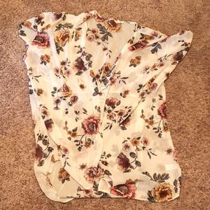 EUC Maurices Kimono Top Plus Size 2/3